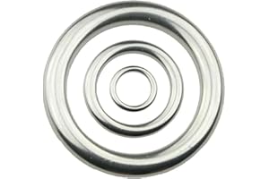 ‎PAULI EDELSTAHLDESIGN Ring Edelstahl V4A Rostfrei VA A4 - AISI316 Edelstahlring Gardinenring