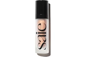Saie Glowy Super Gel - Hydrating Makeup Primer and Illuminating Glow Serum Enriched with Vitamin C and Squalane Oil - All-Over Liquid Highlighter Makeup for Instant Glass Skin - Sunglow (1 oz)