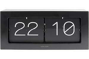 Karlsson Moderne Tischuhren KA5642BK, Farbe - Schwarz