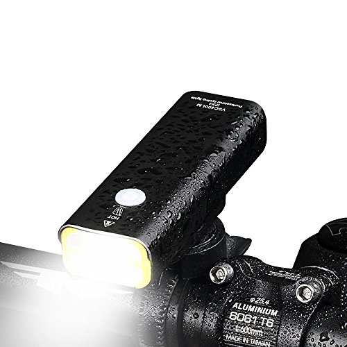 LED fahrradbeleuchtung, Super Helle LED USB Bike Light Wiederaufladbare Fahrrad Licht Fahrrad Frontlicht Scheinwerfer Taschenlampe, Einfache Installation für Radfahren BL05