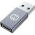 GRAUGEAR Adattatore USB-C a USB-A, Velocità 10Gbit/s, Gen2 USB3.2 10Gbps, Connettore Tipo-C Femmina a Maschio A, Corpo in All