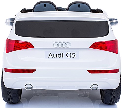 simron Audi Q5 Quattro SUV Elektro Kinderauto Kinderfahrzeug Ride-On 12V Kinder Elektroauto -weiss-