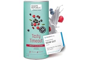 ‎SHAPE REPUBLIC SHAPE REPUBLIC Wildbeere - Mahlzeitersatz Shake - Protein Pulver mit 24 Vitamine & Mineralstoffe - Diät Shakes zum Abnehmen