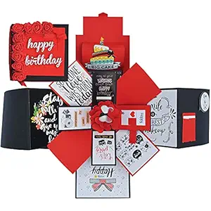 DecuT Multi Layered Handmade Explosion Box for Birthday Gift Box