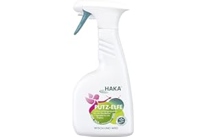 ‎HAKA HAKA Putz-Elfe Spray, 500 ml, Displayreiniger für empfindliche Flächen, entfernt Fettflecken & Fingerabdrücke, Bildschirmreiniger für Fernseher, Smartphone, Laptop, Tablet, Touchscreen & Monitore