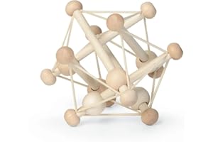 Manhattan Toy Skwish Natural grzechotka i gryzak do gryzienia, zabawka aktywna, 1 sztuka (1 opakowanie)