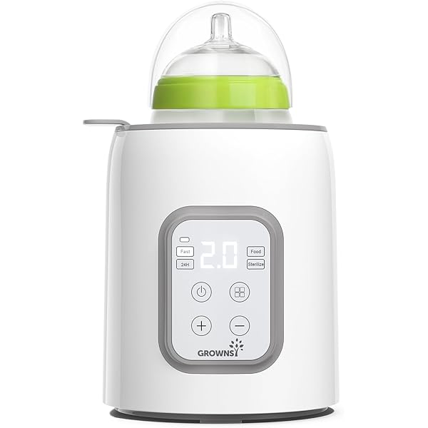 Bizcasa Scaldabiberon Multifunzione - Sterilizzatore Elettrico Con Touchscreen, Borsa Latte E Ciuccio Bianco