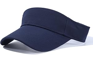 Cysocool Kids Sun Visor Hat 4-12 Years Girls Boys Golf Visor Anti UV Tennis Sun Hat Summer Beach Cool Hat Wide Brim Sun Protection Hat Adjustable Peaked Snapback Cap Sports Running Sun Visor Cap