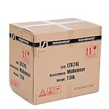 Songmics Abfalleimer Mülleimer mit Inneneimer Mülltrennsysteme Treteimer Edelstahl 24 L (3 x 8 L) LTB24L - 8