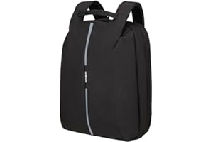 Samsonite Securipak - Sac à Dos de Voyage Extensible 15,6 Pouces, 45 cm, 25,5/30 L, Noir (Acier Noir)