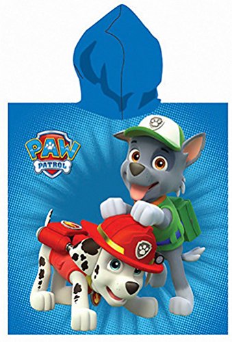 Bade-Poncho mit Kapuze, Motiv „Paw Patrol“, 55 x 110 cm - 3