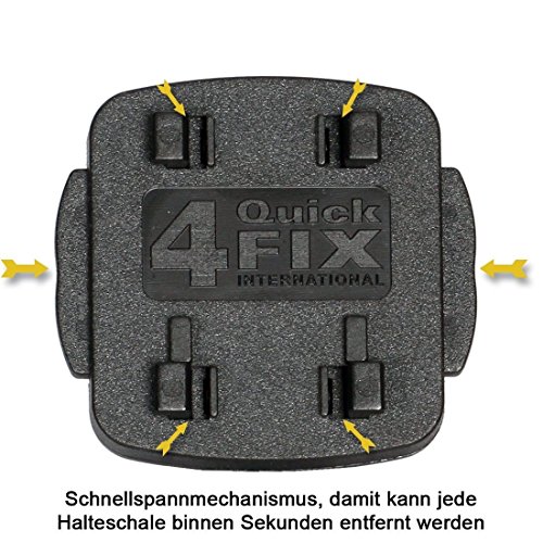 Wicked Chili Smartphone Splash Box M Fahrrad/Motorrad Halterung fÃ¼r Samsung, LG, HTC, Sony, Nokia, Wiko, Huawei (max. MaÃŸe: 145x78x13.4 mm, IPx4, Antireflexive Folie), Case + Bike Halterung