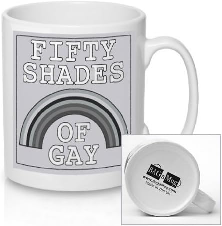 Fifty shades of gay new quick and easy gunny joke office Ceramic Tea and Coffee Mug