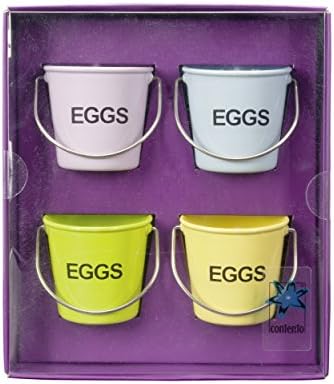 Contento "Peggy" Egg Cups Set, White, 4-Piece