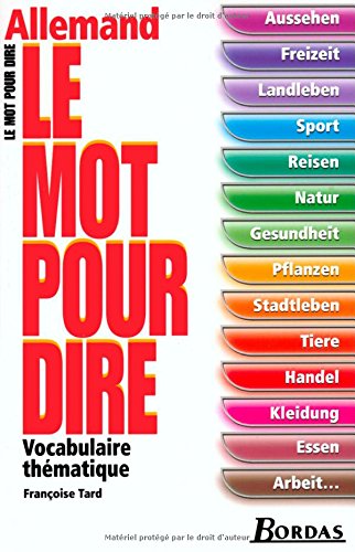 Download Le Mot pour dire Allemand Download Le Mot pour dire Allemand