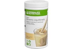 Riverzon Herbalife Formula 1 Frullato nutrizionale con proteine ​​per perdere peso. Alimentazione equilibrata. Frullati proteici adatti ai vegani (Vaniglia, 550g)
