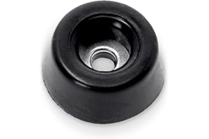 Adam Hall Hardware 4906 M24 AH - 24er Set Gummifuß 38 x 10 mm schwarz im Beutel