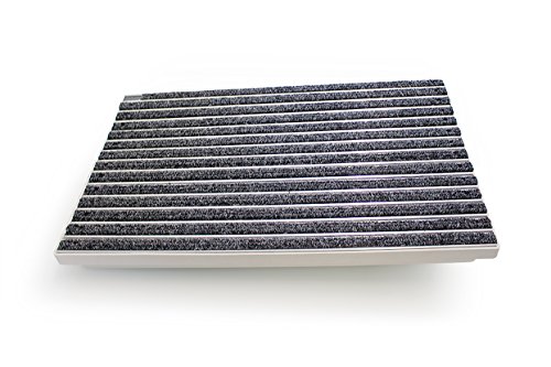 Preisvergleich Produktbild Eingangsmatte entrada KLASSIK »Rips« anthrazit inkl. Bodenwanne (40x60)