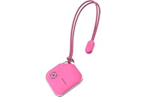 Celly Smartfinder Pink, Trova Ogetti GPS Compatibile con iOS, GPS Auto Localizzatore con App Dov'è, Mini GPS Tracker per Auto, Chiavi, Zaini