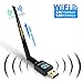 Produktbild Wireless Wlan Stick,Gintenco WiFi USB Adapter, 600Mbit/s Dual Band (2.4G/150Mbps+5G/433Mbps) 802.11 N/g/b/a/AC WiFi Dongle with Antenna für Windows 10/8.1/8/7/XP/Vista (32/64bits), MAC OS,Blau
