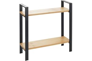 ‎WENKO WENKO 53029100 Lou, kompaktowy regał kuchenny: (szer. x wys. x gł.): 32 x 33 x 11 cm, metal, czarny