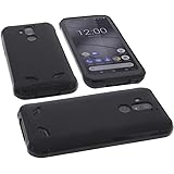 foto-kontor Hülle kompatibel mit Gigaset GX290 / GX290 Plus Tasche Gummi TPU Schutz Handytasche schwarz
