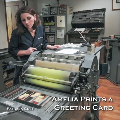 Amelia Prints a Greeting Card Amelia Prints a Greeting Card