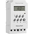 Heschen Digital LCD Power Weekly Programmable Electron Timer Switch, KG316T-II, 220-240VAC 25Amp, 4 Screw Terminals