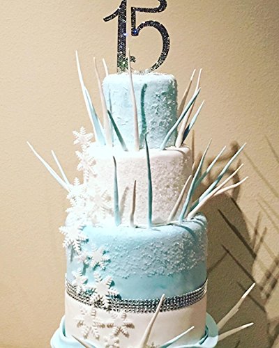 LIHAO Schneeflocken Ausstecher Fondant 3tlg Ausstechformen Auswerfer Stempel Tortendeko - 8