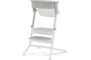 CYBEX Gold LEMO Learning Tower Set, Per Trasformare il Seggiolone LEMO in Torre di Apprendimento, 1-5 Anni (fino a 25 kg), 2 Tappetini Antiscivolo un Silicone per Sedile e Poggiapiedi, Suede Grey