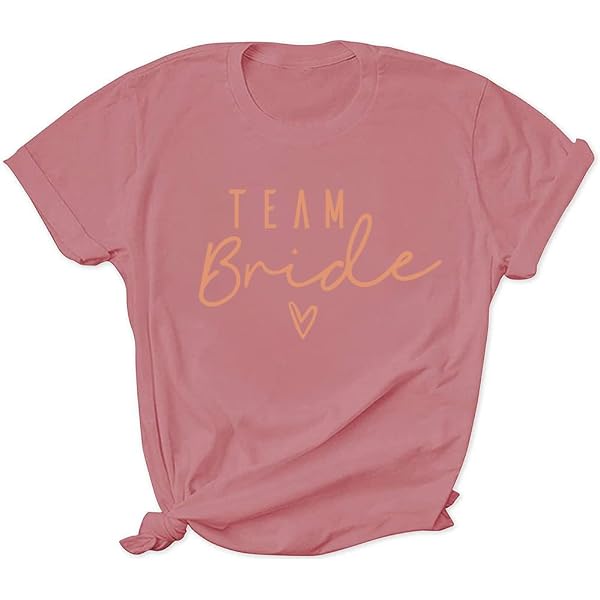 Maglietta Addio Al Celibato "Team Braut" Per Donna: Bianca In Cotone Morbido, Taglie S-2XL