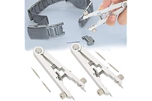 SALMUE Szczypce sprężynujące, 6825 narzędzie do usuwania bransoletek ze stali stopowej, narzędzie do regulacji paska zegarka wiosna bar standardowy szczypce do usuwania wymiany narzędzia pęseta zestaw do zegarków Rolex i wszystkich pasków do zegarka