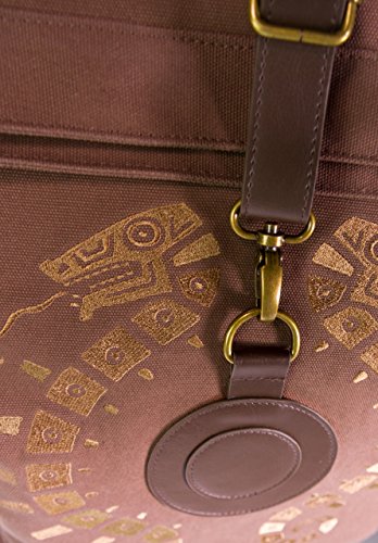 Musterbrand Zelda Rucksack Link Shield Roll-Top Daypack Wasserabweisend Unisex Braun ONE