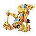 Produktbild LHYP Hölzerne Schraub Nuss Setzt Baby-Pädagogisches Spielzeug, 3D-Puzzle-Roboter und Bauwagen, Bunte Manipulative Holz-Set-Spielzeug Holzperlen Spiel 100 Pcs