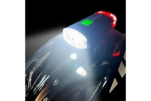 Proviz LED360 2-Way Cycling Helmet Light 150 Lumens, Dual Front & Rear Lights, USB Rechargeable, Waterproof Portable Bike Lights