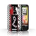 Produktbild Stuff4 Hülle / Hülle für HTC Desire HD/G10 / Monaco/Monte Carlo Muster / F1 Piste Flagge Kollektion
