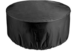 EDAHBJNEST5MK Housse Table de Jardin, Housse Mobilier Jardin 210D Polyester Imperméable Bâche Salon de Jardin Protection Antipoussière Housse de Meuble pour Tables de Jardin, Chaise, Canapé