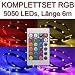 Produktbild SET RGB 24er: LED Streifen Stripe 6m + Trafo + Controller IR 24 PCBs