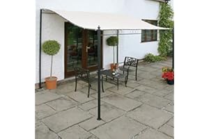 ausuky Gazebo da giardino, copertura superiore a baldacchino, tenda di ricambio per esterni, impermeabile, parasole (3 m x 2,6 m)