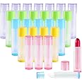 20 Leere Lippenstifthülsen 4 Ml – Ideal Für Lippenbalsam, DIY Kosmetik & Pflegeprodukte