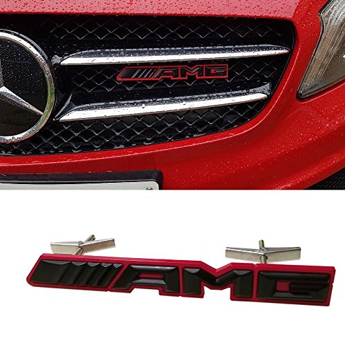 Emblema con logo ///AMG nuevo estilo en 3D de Ricoy, en plástico ABS con adhesivo para regalo decorativo en carrocería