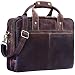 Produktbild STILORD 'Enzo' Vintage Aktentasche elegant groß Businesstasche XL 15,6 Zoll Laptoptasche Arbeitstasche Umhängetasche mit Reißverschluss Lehrertasche Leder, Farbe:rios - braun