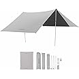 KingCamp Khan Palace Glamping Luxury Canvas Tent with Stove Jacks,4-6 Person Large Room Outdoor Camping Wall Tent