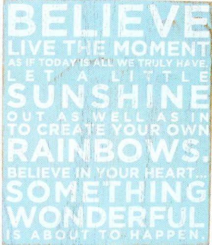 Splosh - Believe - Seaside Collection - Verse Sign