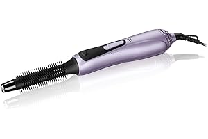 ‎ETA ETA Rosalia Lockenstab I Haarstyling I 16mm & 19mm Bürste I 400W I 2 Stufen I Locken I Pflege I Schlaufe I 1.8m Kabel I Violett