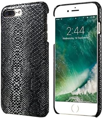 TopgadgetsUK iPhone 7 Luxury Crocodile Snake Textured Crocodile Effect Body Skin Leather Ultra Slim Cover Case For Apple iPhone 7 (Black)