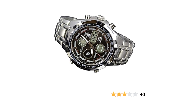 OROLOGIO CS COLLECTION UOMO CRONOGRAFO NAUTICA-MARE ACCIAIO SVEGLIA WATCH  COLORE BLU, NERO, ROSSO (NERO) : Amazon.it: Orologi