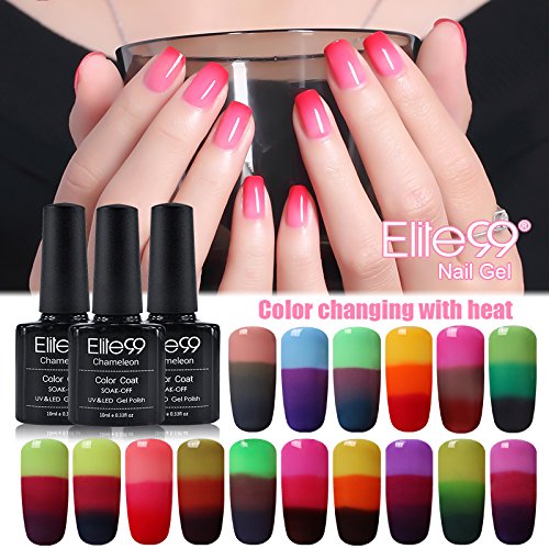 Elite99 Thermo UV Nagellack Nail Gel Polish Chamaeleon Farbwechselnd Nagelgel NEU (1x10ML) - 2