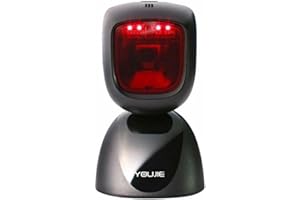 Honeywell Youjie HF600 Fixed Bar Code Reader 2D Fotodiodo Blanco - Lector de Código Barras (2D, Fotodiodo, 620 NM, 0-360°, 0-60°, 0-70°)