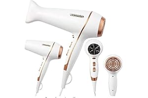 MESKO Suszarka do włosów | 2100 W | suszarka z nasadką | suszarka podróżna | suszarka do włosów | 2 poziomy prędkości | 3 ustawienia temperatury | dysza formująca obracana o 360° |